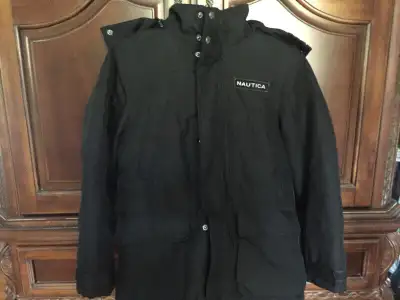 MANTEAU D'HIVER POUR GARÇON NAUTICA SIZE MEDIUM 10 12 NOIR, View more