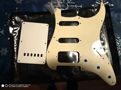 Squier Strat Pic Guard and Back plate , View more