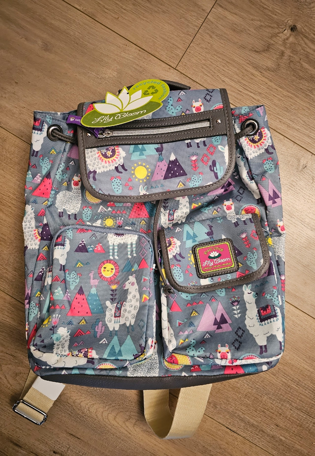 Lily Bloom Riley Back pack (Llama Mama print) (new) in Other in Saskatoon
