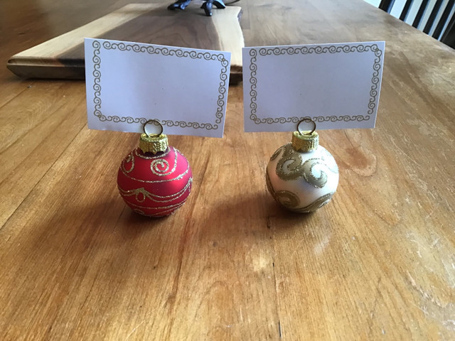 Christmas Place Card holders — set of 6 NEW in Holiday, Event & Seasonal in London - Image 2