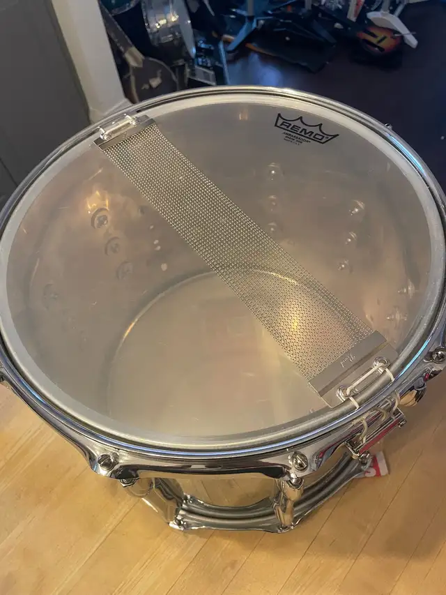 Premier Vintage Chrome Snare Drum in Drums & Percussion in City of Toronto - Image 5