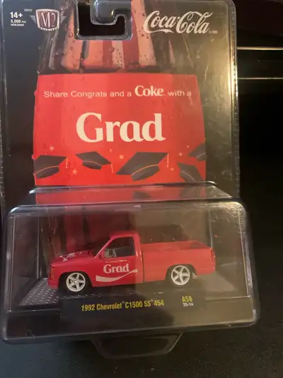 This M2 Machines Coca-Cola 1992 Chevrolet C1500 SS 454 is a true collectible, perfect for diecast ca...