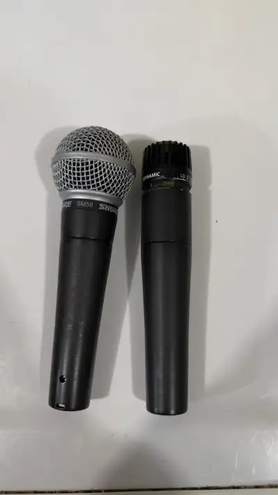 Shure SM57 & SM58, View more