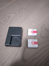 Sony camera battery NP-BG1 plus charger