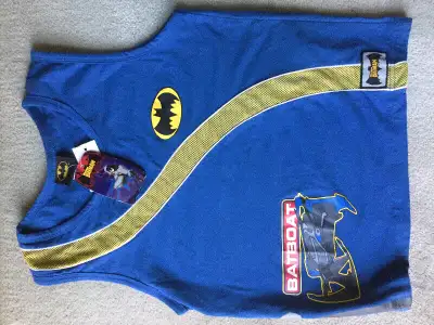 BRAND NEW BLUE BATMAN SLEEVELESS SHIRT SIZE 6x, View more
