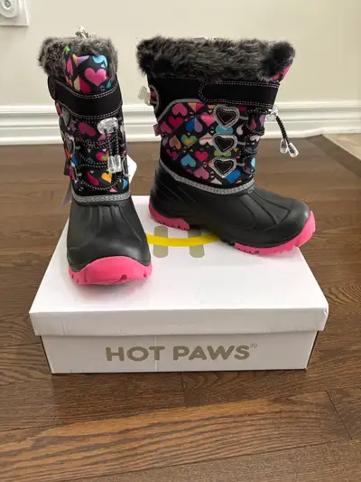 Kids girls winter boots size 13 youth, View more