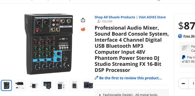 Professional Audio Mixer, Sound Board System in Performance & DJ Equipment in Calgary - Image 2