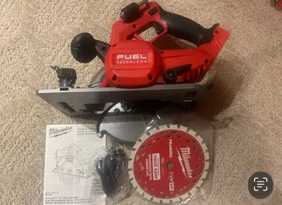 Brand new Milwaukee fuel brushless m18 7-1/4 circular saw, View more