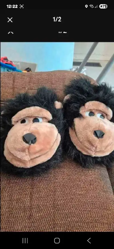 Monkey Slippers, View more