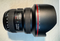 Canon EF 11-24mm f/4L USM ultra wide angle lens