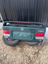 2000 Honda Civic Ek coupe trunk with talights 