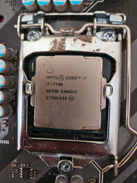 INTEL I7 7700 WITH MSI Z270M Mobo