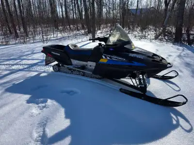 2008 Polaris transport 340 fan cooled 136" track has a hitch and is geared low for pulling great for...