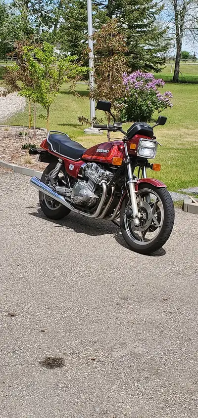Original Owner. Bought at Forest Lawn Cycle. All stock except low bars, fork brace.
