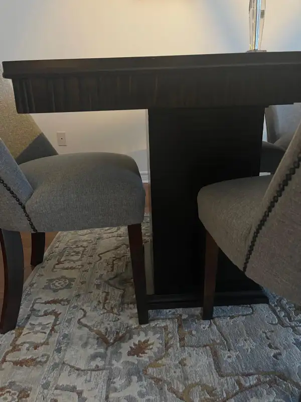 Walnut Solid Wood Dining Table (Chairs Not Included) in Dining Tables & Sets in City of Toronto - Image 7