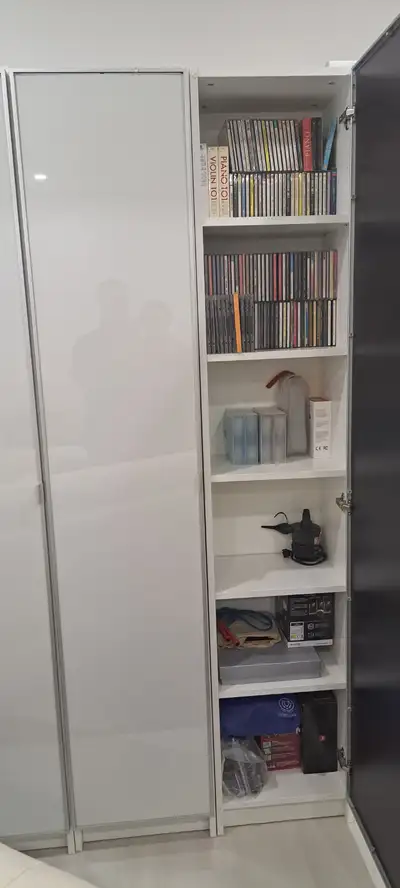 IKEA Storage Cabinets with Glass Doors – Excellent Condition, View more