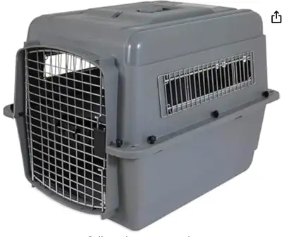 Hardshell dog crate (medium) - airline approved, View more
