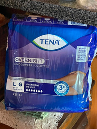 TENA Overnight Incontinence Underwear , 11 units, Large