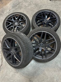 Mercedes AMG 21” wheels with tires