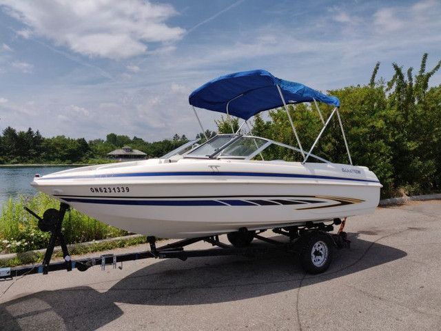 2008 GLASTRON MX 175 Bowrider boat with trailer!!! in Powerboats & Motorboats in Mississauga / Peel Region - Image 2