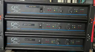 All amplifiers fully tested and guaranteed. Great condition. -QSC MX1500a $299;each with two remaini...