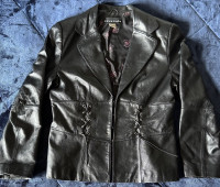 Bianca Nygård Leather Jacket - Size 12