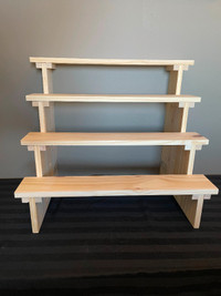 Market Table Display Shelves Risers - Portable Display Stands