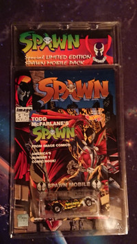 SPAWN- "Special Limited Edition Spawn Mobile Pack" WITH COMIC #5