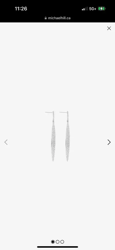 Boucles d'oreilles en argent sterling avec zircon cubique, View more