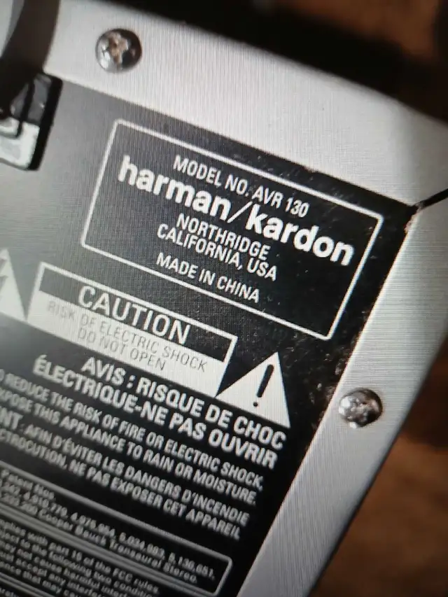 Harman Kardon AVR 130 in Stereo Systems & Home Theatre in Lethbridge - Image 3