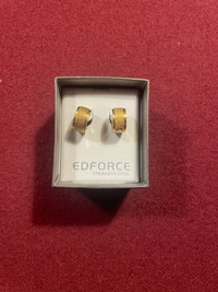 EdForce Gold Earrings