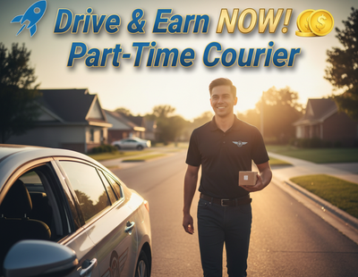 Part-time courier Driver with own vehicle!, View more