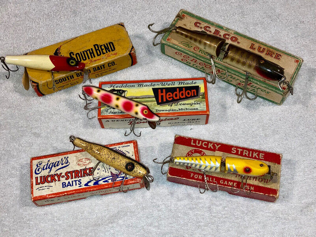 Wanted.Buying Antique lures-Vintage fishing tackle
