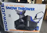 Electric Snow Thrower : 18”