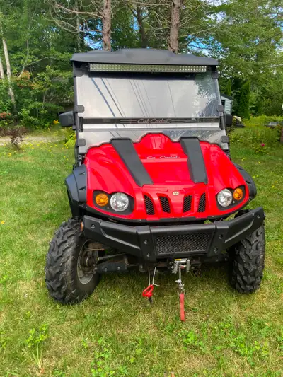 Low milage,excellent condition,good tires. ATV comes with an electric controlled heavy duty snowplow...