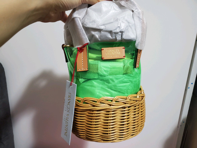 Frances Valentine Kate Spade Basket Bag Pouch Translucent in Women's - Bags & Wallets in Markham / York Region