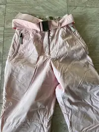 Girls soft pink snowboarding/ skiing  pants size 10