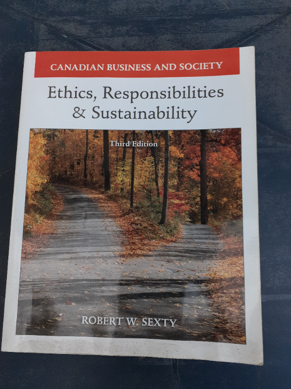 Ethics, Responsibility and Sustainability in Textbooks in City of Halifax