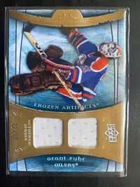 Grant Fuhr Frozen Artifacts dual jersey #’d to 50