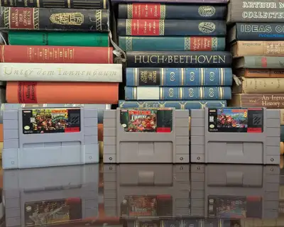 Donkey Kong Country 1 2 3 SNES Bundle, View more