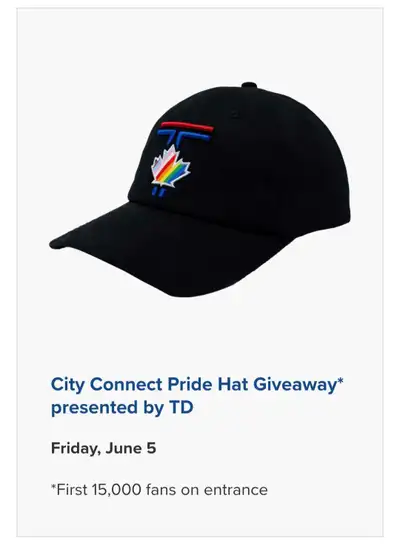 toronto blue jays city connect pride hat sga, View more