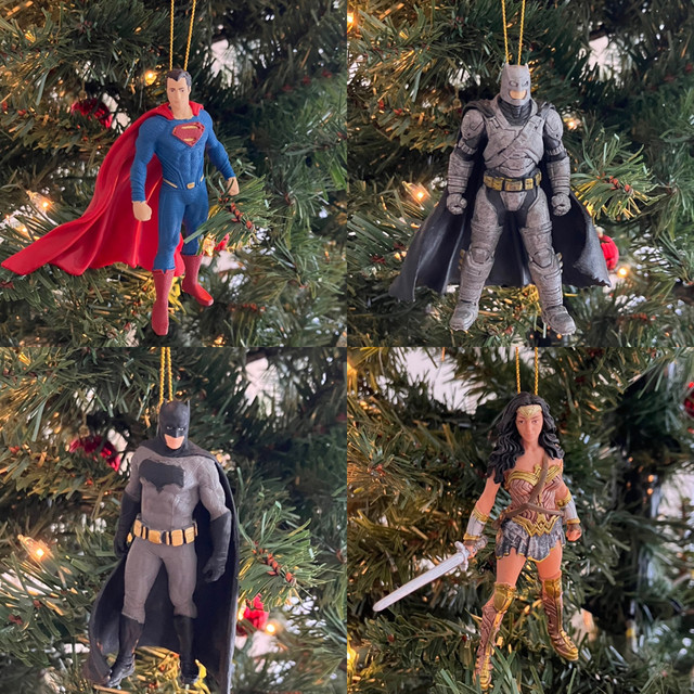 Christmas Ornaments Batman V Superman Dawn of Justice Schleich in Arts & Collectibles in Oshawa / Durham Region