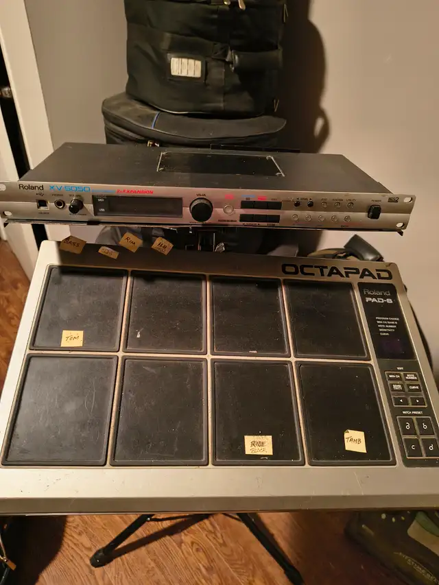 Pearl Export Drums plus Roland gear in Drums & Percussion in Kawartha Lakes - Image 5