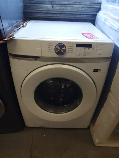 Samsung "27" White Front Load Washer on Sale‼️, View more