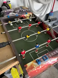 mini soccer foosball table