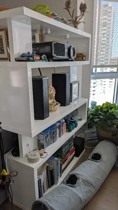Shelf Unit / Book Case Modern Style White, View more