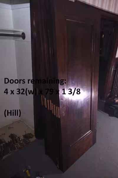 Authentic antique high end solid wood doors in good condition. Set from the same house built in the...