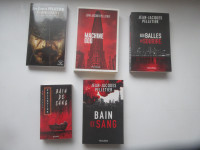 4 livres Jean-Jacques PELLETIER Bain de sang Machine God