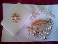 Vintage jewellery sets - bracelet, earrings, necklace and more!!