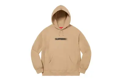 Supreme motion blur hoodie tan SS23, View more